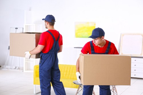 Poplar Removals professional team preparing for a move