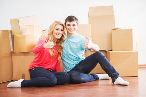 Poplar Removals team planning an office move