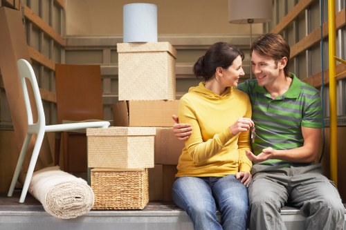 Packing office equipment for relocation with Poplar Removals